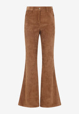 Flared Corduroy Pants