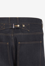 Selvedge Straight-Leg Jeans
