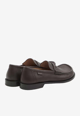 Loewe Campo Leather Loafers Bordeaux M816290X46--3468