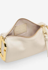 Marc Jacobs Snapshot Shoulder Bag in Hammered Leather Ivory 2S6HSH024H01123_CLOUD WHITE_40005217