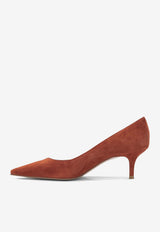 Gianvito Rossi Gianvito 55 Suede Pumps Orange G2033655RICCAMCAYO_d47016d4-a706-421c-b87f-d340a8930a65