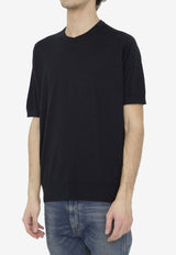 John Smedley Kempton Basic T-shirt Black KEMPTON--BLACK
