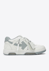 Off-White Out Of Office Leather Sneakers Gray OMIA189C99LEA019/T_OFFW-0109