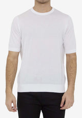 John Smedley Kempton Basic T-shirt White KEMPTON--WHITE