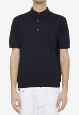 John Smedley Adrian Polo T-shirt Blue ADRIAN--NAVY