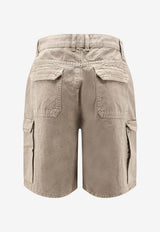 Represent Bermuda Cargo Shorts Beige MLM10048625_OneColor_41114640