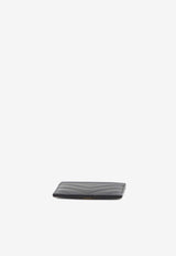 Saint Laurent Cassandre Matelassé Cardholder Black 423291-BOW01-1000