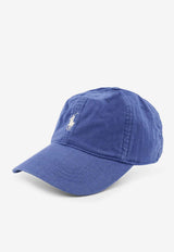 Polo Ralph Lauren Embroidered Logo Linen Baseball Cap Blue 710A13277002_OneColor_48136864