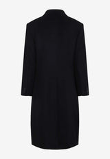 Double-Breasted Mohair Coat