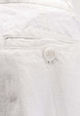 Aspesi Straight-Leg Tailored Pants White 0190D06485072_OneColor_54417920