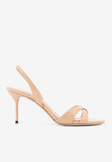Paris Texas Lidia 70 Patent Leather Slingback Sandals Beige PX1948XVN01HONEY_HONEY_42176910