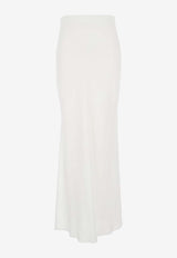 Brunello Cucinelli Flared Satin Midi Skirt White M0H38G3396C600_Natural_58257012