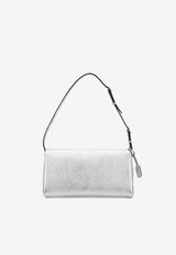 Valentino DeVain Laminated Leather Shoulder Bag Silver 8W0B0T31NVBS13_Silver_42176859