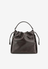Brunello Cucinelli Mellow Leather Bucket Bag Brown MBGPD3611C8279_TESTAMORO_60002052