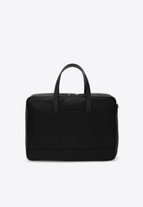 Prada Re-Nylon and Saffiano Leather Briefcase Black 2VE029OOO2DMH/T_PRADA-F0002