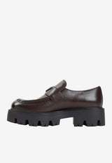 Stride Leather Penny Loafers