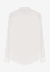 Tom Ford Long-Sleeved Silk Shirt White CA3345FAX1507WAA_Opticalwhite_40468812