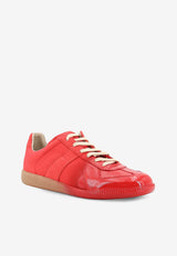 Maison Margiela Replica Leather Sneakers Red S57WS0517P7644T4417_OneColor_41114661