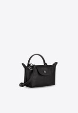 Longchamp XS Le Pliage Xtra Leather Handbag Black 34205987/T_LONG-001