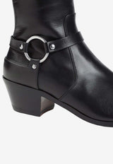 Calf Leather Ankle Boots