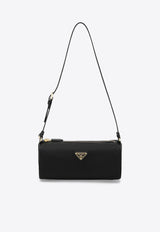Prada Triangle Logo Shoulder Bag Black 1NE0582C05/T_PRADA-F0002