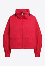 Loewe Cropped Silk Gabardine Jacket Red S359Y02XGWCO/T_LOEW-7100