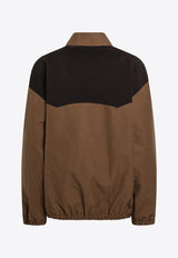 Miu Miu Vichy Check Blouson Jacket Brown ML1509OOO19OS/T_MIU-F0QB7