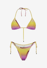 The Attico Primo Bagno Halterneck Bikini Multicolor 260WBC00021PAA120PR021_MultiColour_54017499