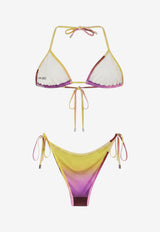 The Attico Primo Bagno Halterneck Bikini Multicolor 260WBC00021PAA120PR021_MultiColour_54017499