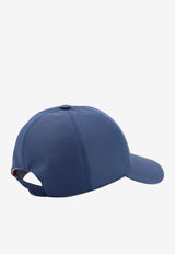 Kiton Ciro Paone Logo Nylon Baseball Cap Blue UCPL022K0217L04BLUNAVY_BLUNAVY_70014250