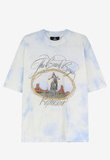 Represent Beach Boys Tie-Dye Oversized T-shirt Sky Blue MLM10122652_BLUE TIE DYE_70014418
