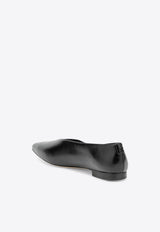 Jimmy Choo Margot Leather Ballet Flats Black MARGOTFLATGUV/T_JIMCH-010003