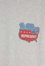 Represent Beach Boys Americas Band Sweatshirt Gray MLM10123250_ICE GREY MARL_70014424