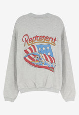 Represent Beach Boys Americas Band Sweatshirt Gray MLM10123250_ICE GREY MARL_70014424