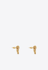 Ferragamo Small Twisted Gancini Earrings Gold 760549751618OROGIOVE_Gold_67481161