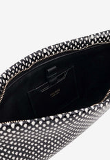 Tom Ford Aura Snakeskin Print Leather Clutch Bag Monochrome L1925LCL610PNWD_Blackwhite_40468808