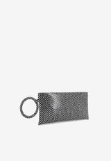 Tom Ford Aura Snakeskin Print Leather Clutch Bag Monochrome L1925LCL610PNWD_Blackwhite_40468808