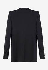 Tom Ford Wool-Blend Buttoned Blazer Black GI3084FAX1746NAA _BLACK_40468826