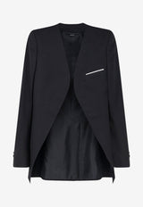 Tom Ford Wool-Blend Buttoned Blazer Black GI3084FAX1746NAA _BLACK_40468826