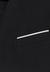 Tom Ford Wool-Blend Buttoned Blazer Black GI3084FAX1746NAA _BLACK_40468826
