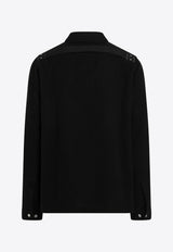 Rick Owens Zip-Up Wool Jacket Black RU02F4764WBD/T_RICKO-9