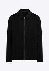 Rick Owens Zip-Up Wool Jacket Black RU02F4764WBD/T_RICKO-9