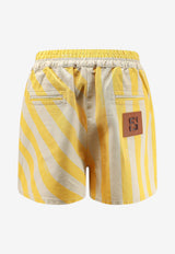 Fendi Logo Patch Pequin Shorts Yellow FLP896AOHUF1W0T_GINESTRA 26_42821626