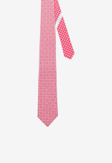 Ferragamo Turtle Print Silk Tie Red 351456794740VINACCIA_Vinaccia_67481170