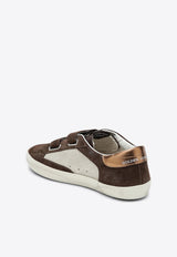 Golden Goose DB Kids Girls Old School Suede Low-Top Sneakers Brown GYF00143F008778/T_GOLDE-15451
