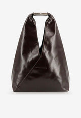 MM6 Maison Margiela Japanese Shiny Leather Shoulder Bag Brown SB6WD0043P7560T8243_CoffeeBean_57986626