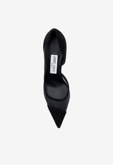 Jimmy Choo Brigitte 100 Mesh and Suede Pumps Black BRIGITTE100SMSBLACK_BLACK_67481176