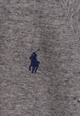 Polo Ralph Lauren Embroidered Logo Hooded Sweatshirt Gray 211971698004_DARKVINTAGEHEATHER_70027105