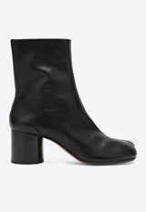 Maison Margiela Tabi 60 Leather Ankle Boots Black S58WU0246P3753/T_MARGI-T8013