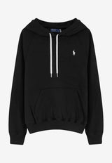 Polo Ralph Lauren Embroidered Logo Hooded Sweatshirt Black 211971698003_POLOBLACK_70027221